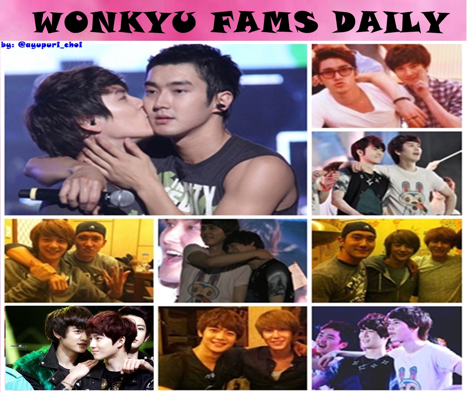WonKyu Fams Daily DOGGY Kyucumber4siwon